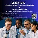 Invitați de excepție la DEZBATEREA INTERACTIVĂ dedicată redactării științifice în era inteligenței artificiale!