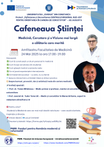 Read more about the article 🎓 Studenți la Medicină – întâlniți doi mentori care au deschis drumuri în cercetarea medicală!