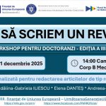 Workshop dedicat dezvoltării competențelor de redactare academică pentru doctoranzii din domeniul Medicină